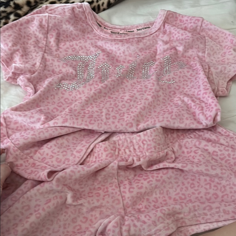 Juicy Couture Pink Pajama Set Soft and Feminine